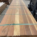 Ca. 85x Guyana Teak Planken Geschaafd, 21x120mm, lengte 215cm